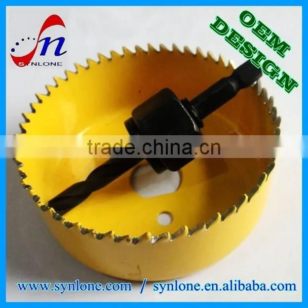 High quality high precision wood cutting hole saw with 100% inspection