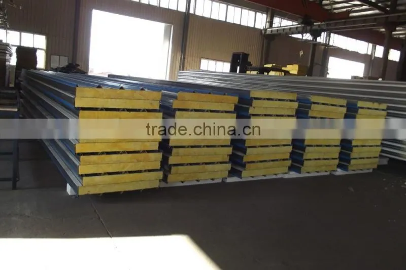 color steel glass fiber insulated sandwich panel