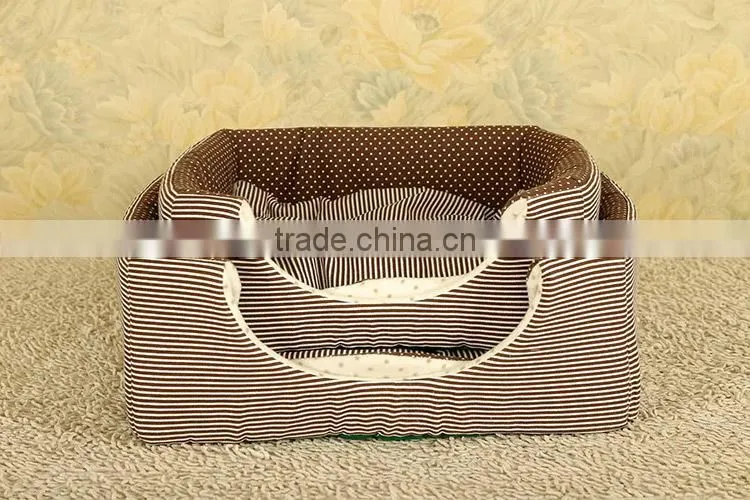 Double-use soft cozy dog bed fabric dog house