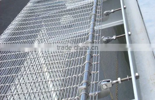 Decorative commercial kitchen wall panels, decorative wire mesh panels