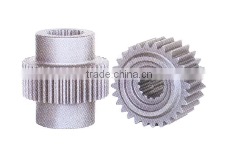 Custom precision metal fixed gear spur and helical gears starter drive gear