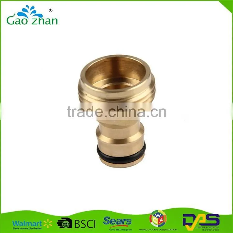 Forged 3/4"Brass Male Threaded Garden Hose Quick Connector Union Brass Fitting For Pipe