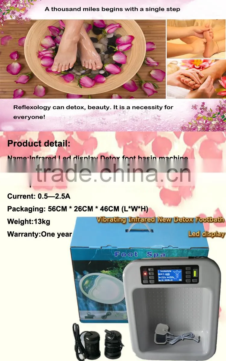 foot basin / ionic body cleanse detox foot spa machine