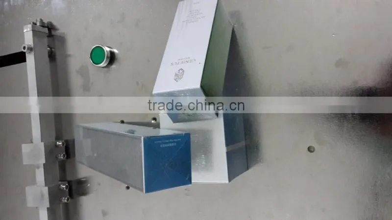S-200/300 3D Transparent Film Packing Machine For Poker and Cigarette Boxes