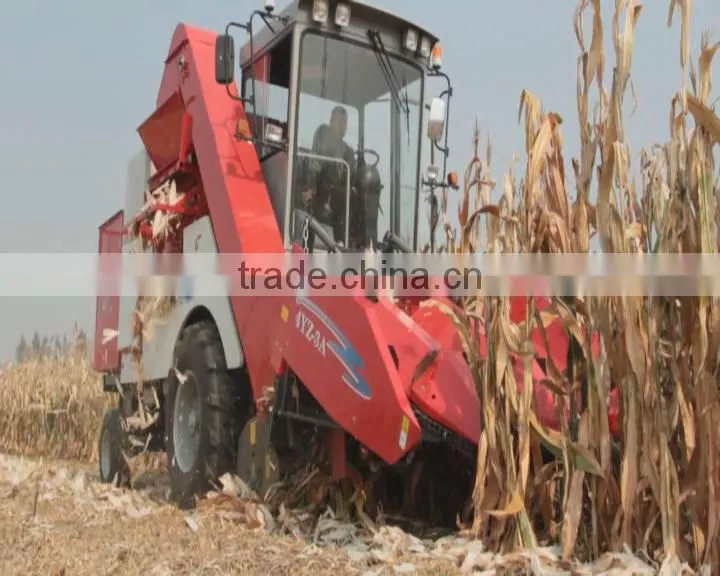 4YZ-3A corn mini combine harvester