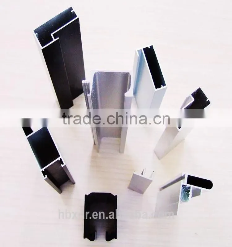 Anodized OEM color printed kitchen cabinet aluminum