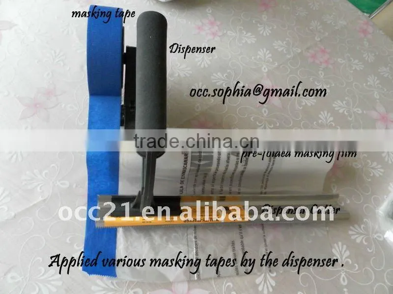 Plastic protective drop film
