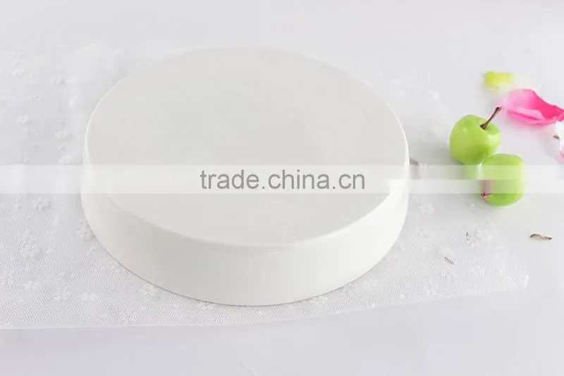 Hospitality hotel supply round eco-friendly porcelain plates bakeware