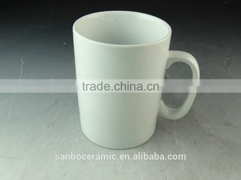 Stock Hot sale Cheap Ceramic white promotional mug for Espresso promotional mug porcelain coffee mug