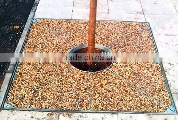 FO-9T17 Outdoor Stainless Steel Tree Perforated Strainer Tree Pool Cover