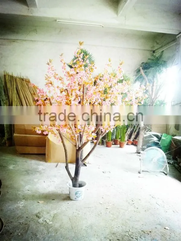 Artificial Peach Flower Tree ( artificial Huge / Big plant tree THS)