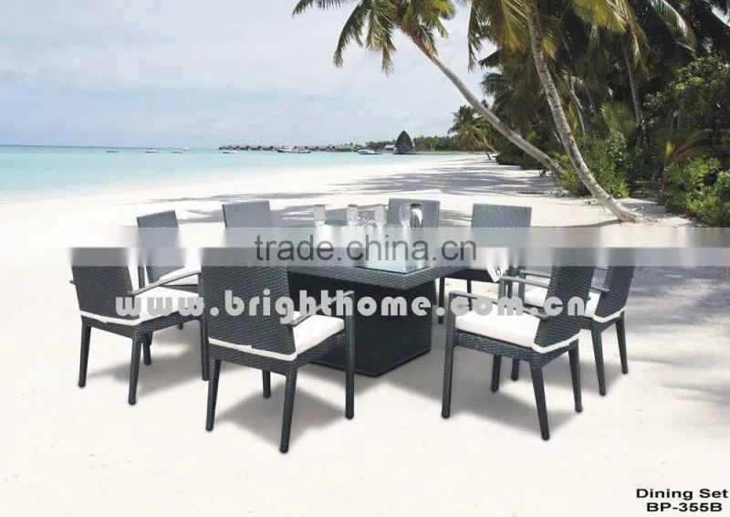 Chair and Table set BP-355 PE rattan wicker Leisure Outdoor Products
