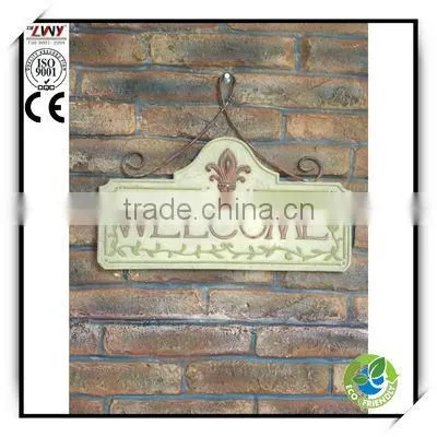 High quality new design elegant outdoor fiberstone wall plaque