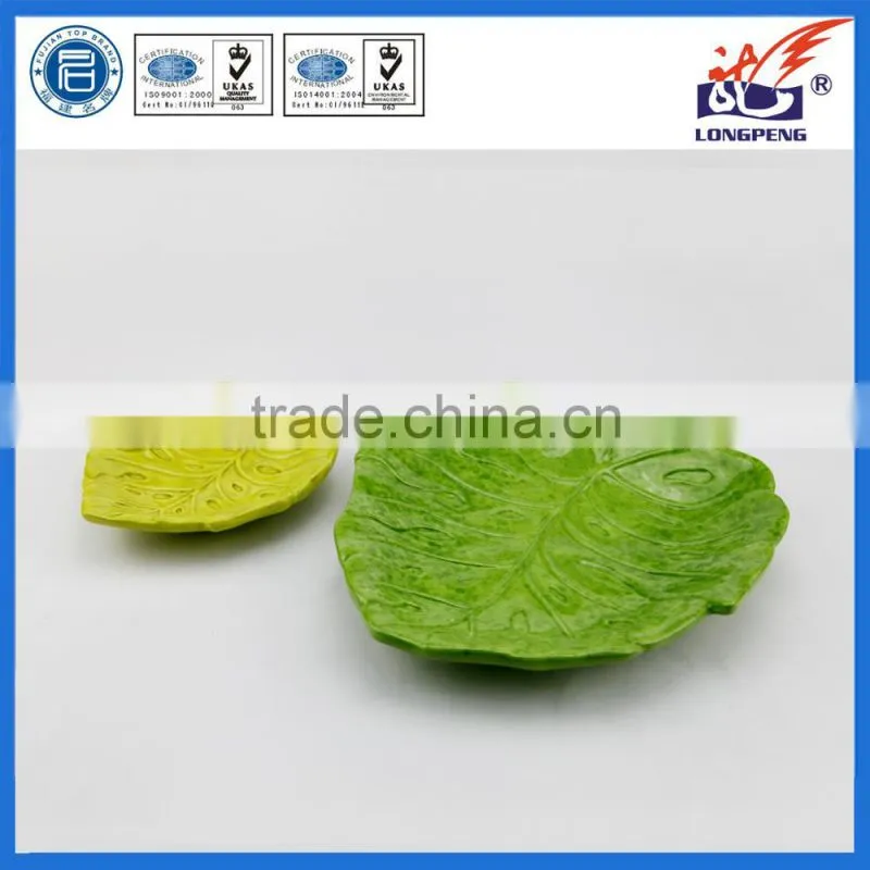 Customized Leaf Shaped Ceramic Plates