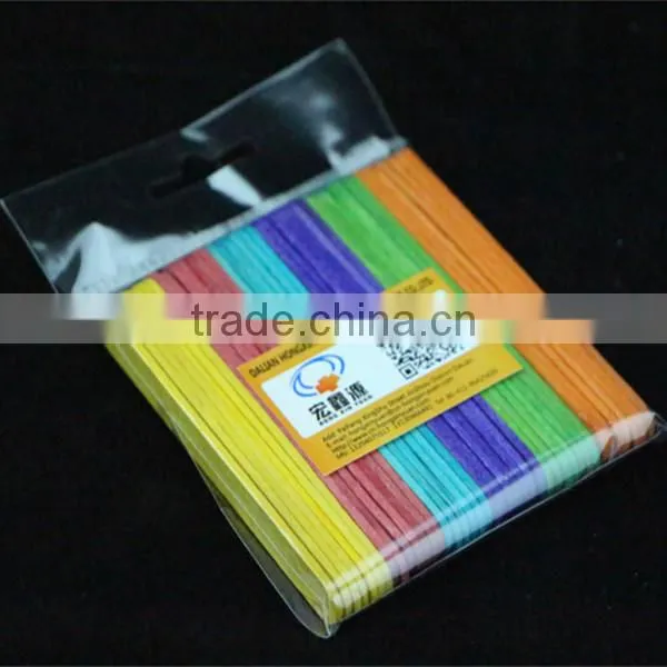 wooden colorful craft stick