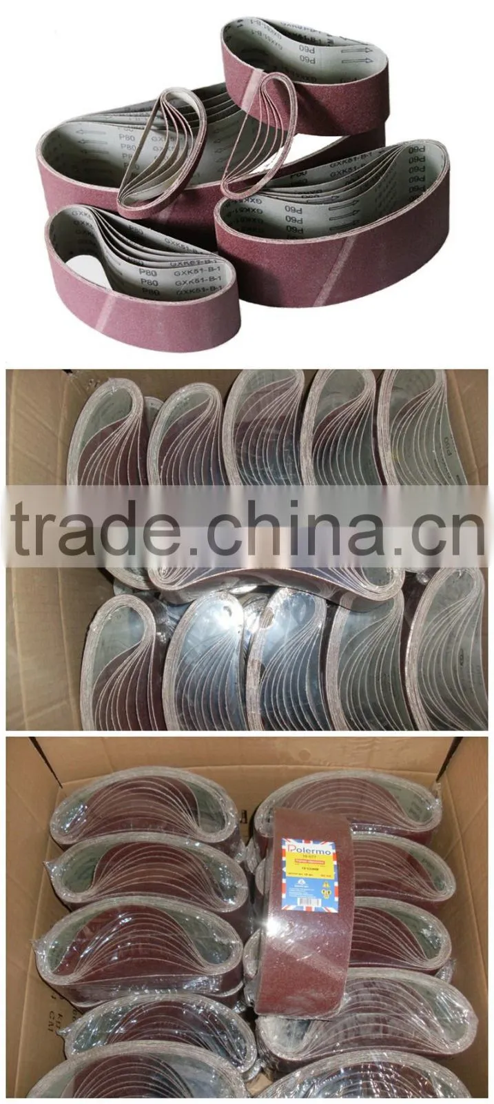 GXK51 sanding belts for wide belt sander