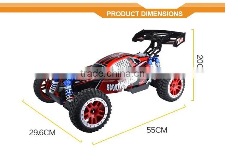 Remote Controlled Toy 1:8 Scale Model 4WD Electric High Speed RC Car