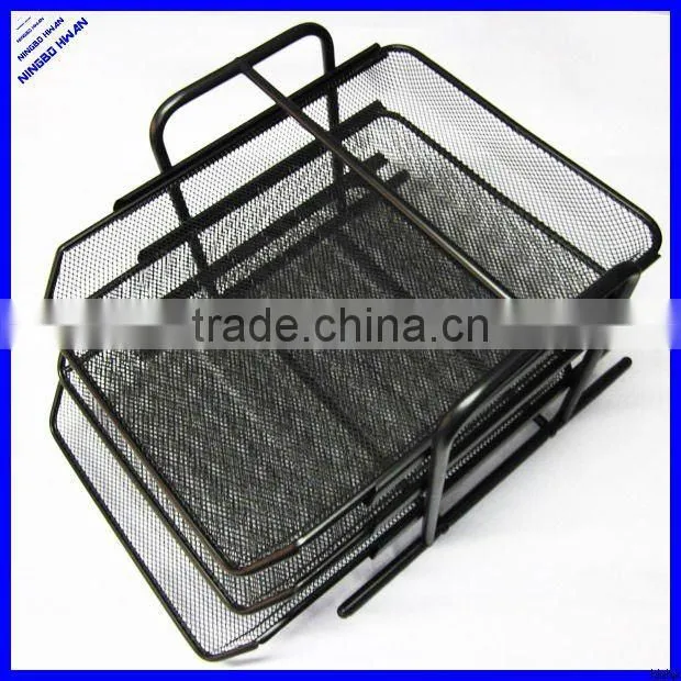 2014 best selling 3 tier sturday office metal mesh document tray,metal paper file tray
