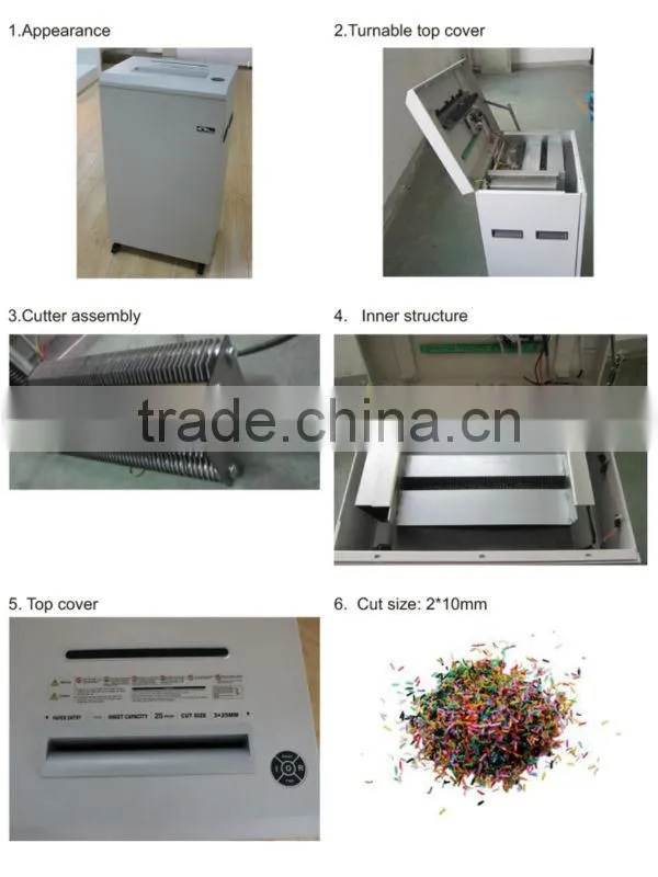 Personal Shredder paper