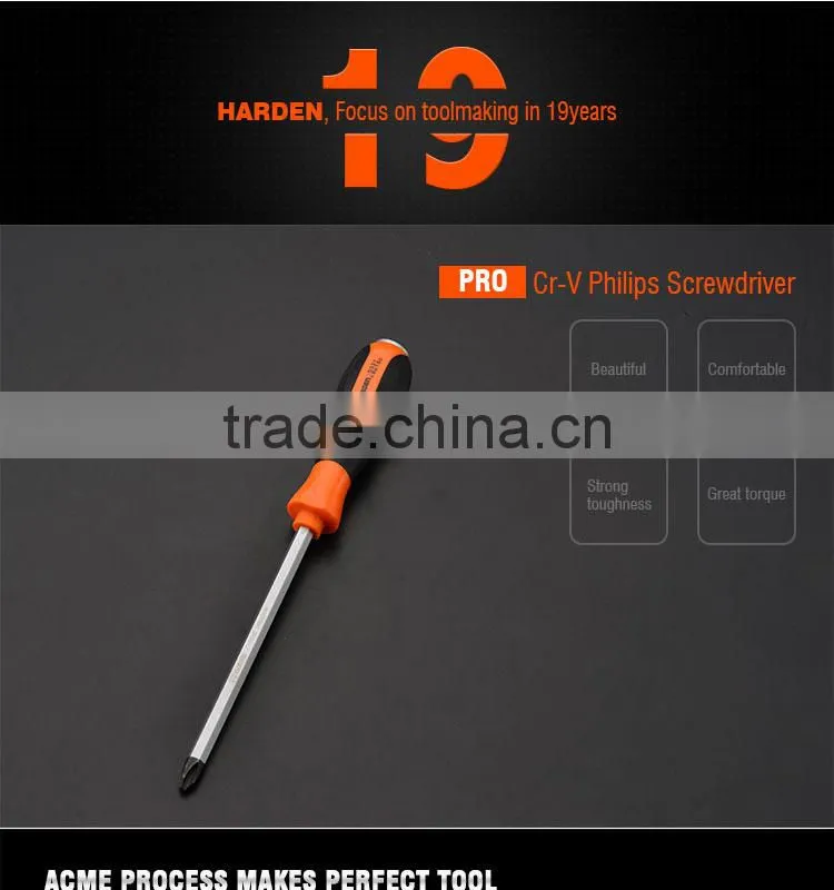 Professional Chrome Vanadium Go-Thru Philips Screwdriver