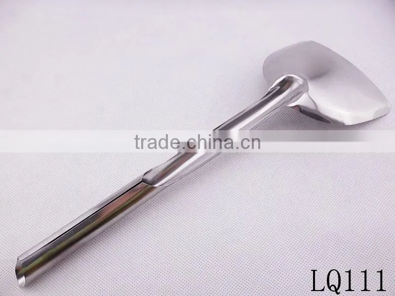 LQ111 Stainless Steel Turner Glossy Kitchen Spatula