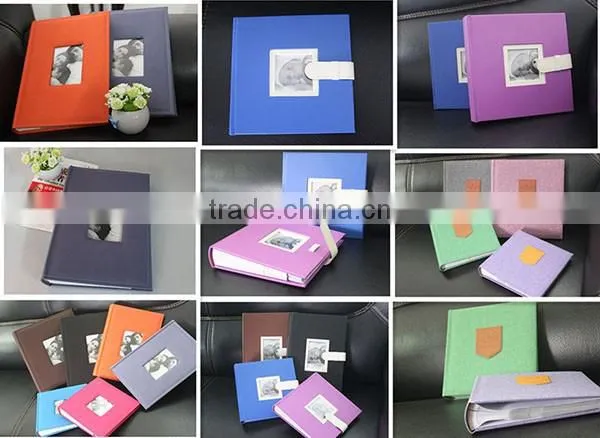 PU wrap cover 10x10 photo album 200 photos hold album