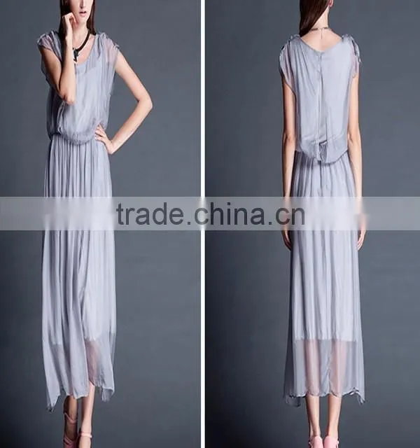 Sexy Wholesale Shenzhen Factory Woman Clothes Export Clothes Maxi Dress