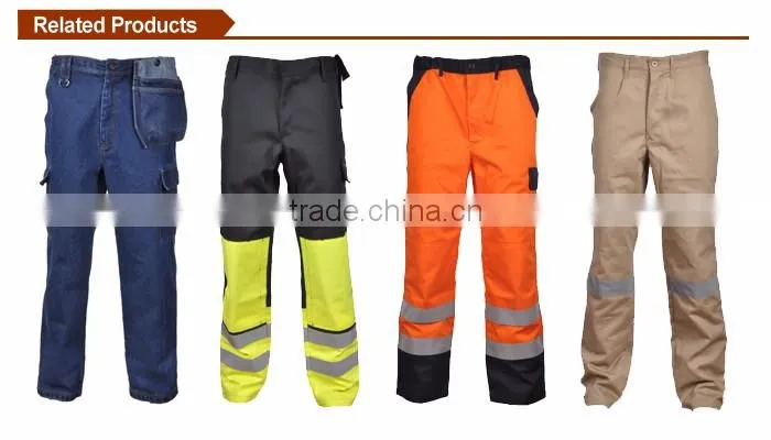 Wholesale customize flame retardant cvc cargo pants