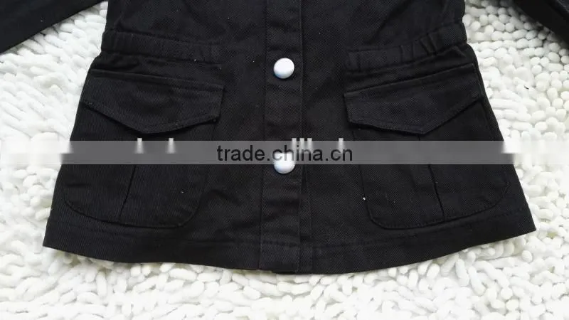 Branded stock lots child 100%cotton casual jacket