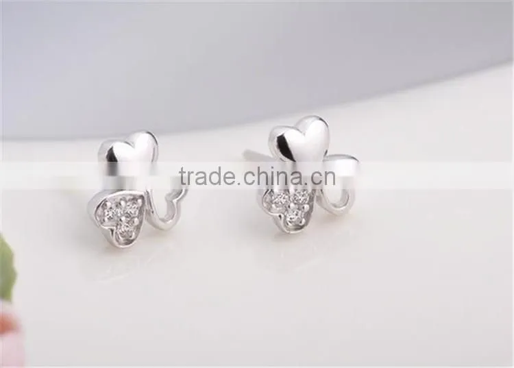 925 Sterling Silver Rabbit shaped Stud Earrings