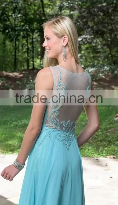 2015 sexy beautiful beaded evening prom dress for sale in china