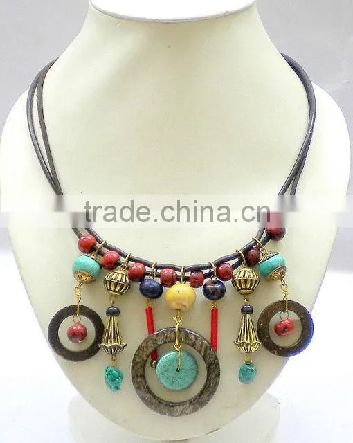 Multi colored Bead Necklace