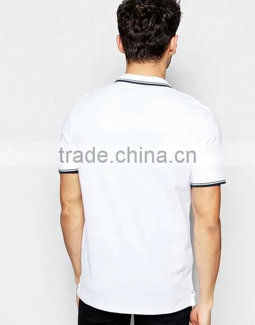 Bulk blank work t-shirt clothing custom, 100% cotton pique polo shirt men wholesale