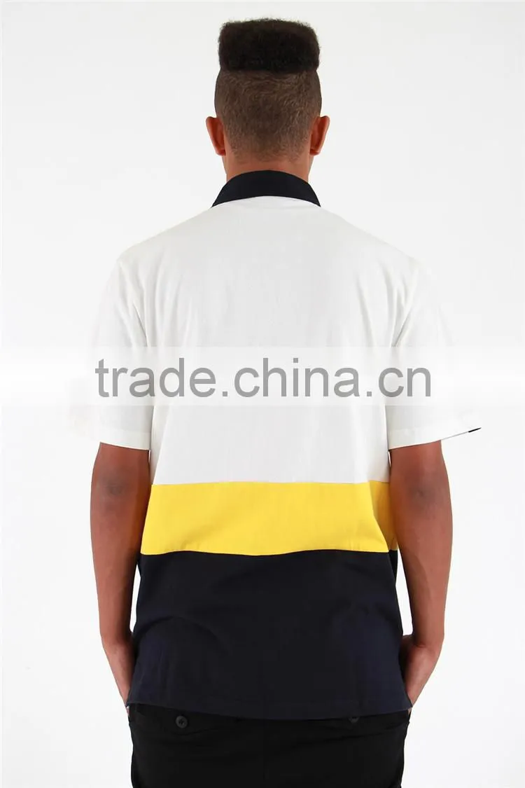OEM Shirt 100% Bamboo Clothing Men's Plain stand up collar t-shirt logo