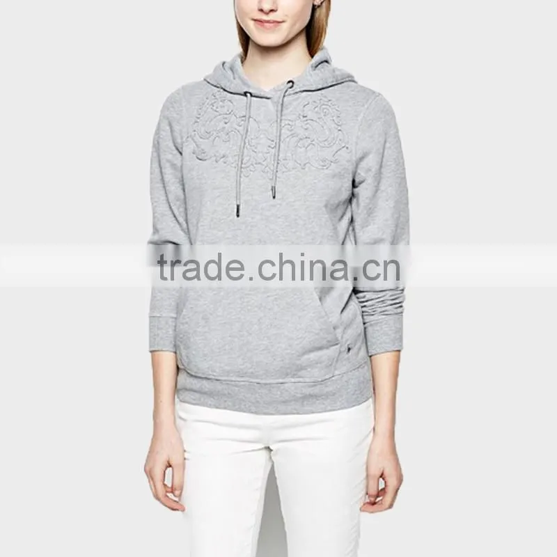 Sport Gray Hoodies Women
