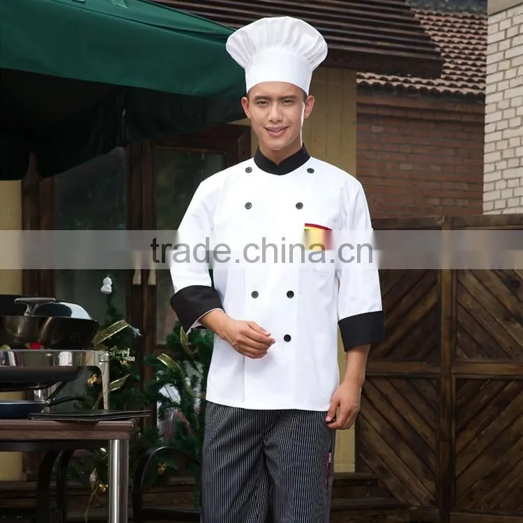 China Wholesales Factory OEM Supply Chef Uniform Hotel Kitchen Uniforms