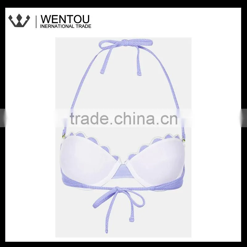 New Arrival Personalized Scalloped Bathing Suits