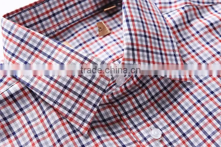 China direct factory customise 100% cotton check pattern latest formal shirt designs for men