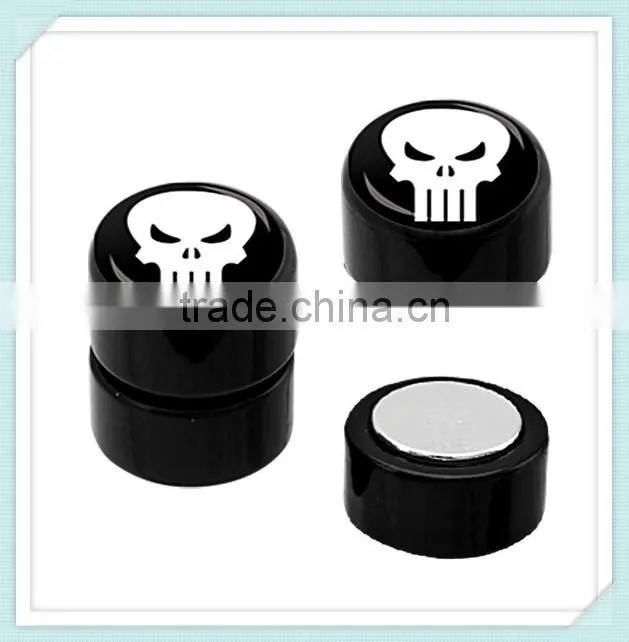 Logo Magnetic Cheater Plugs Earrings 2014 New Body Jewelry Supplier