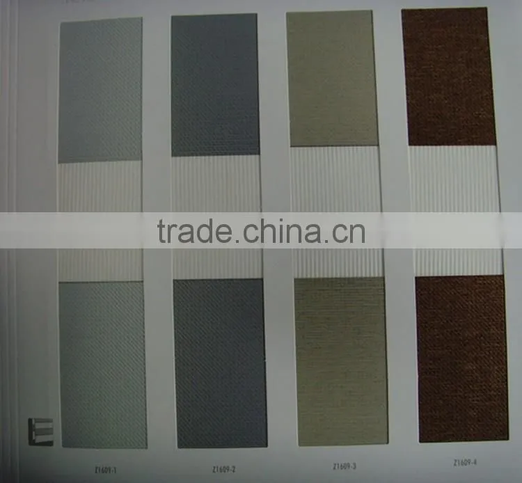 wholesale double layers day night zebra blinds blackout curtai fabric for hotel windows