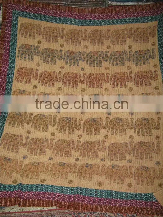 kantha quilts/kantha bedcovers /hand quilted bedcovers/kantha rallis