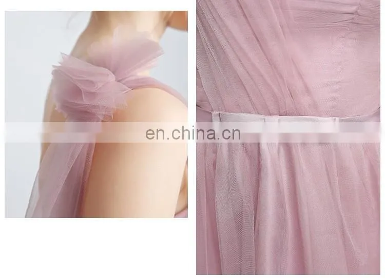 HS1612 Knee Length Short Cheap Wedding Bridesmaid Dress 2016 Custom Made 100% Real Images