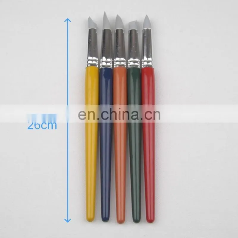 Coloured Handle s 5pcs Assorted Shapes #10 Grey Silicon Colour Shaper Set