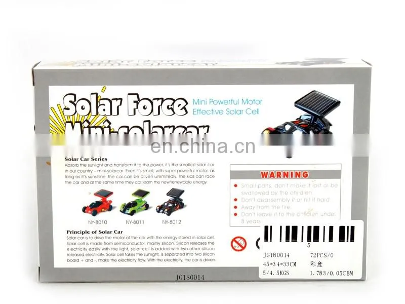 DIY Solar Racing Car toys