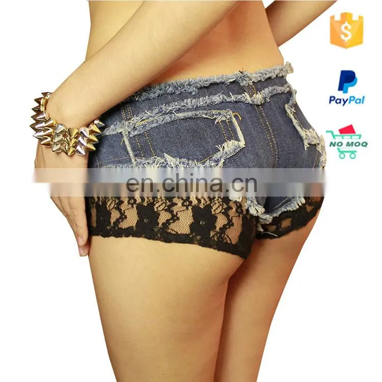 Plus Size Hole Jeans Denim Woman Shorts