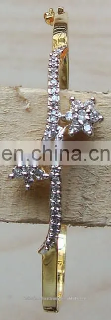 CZ bracelet jewelry manufacturer, cubic zirconia bracelets jewellery exporter