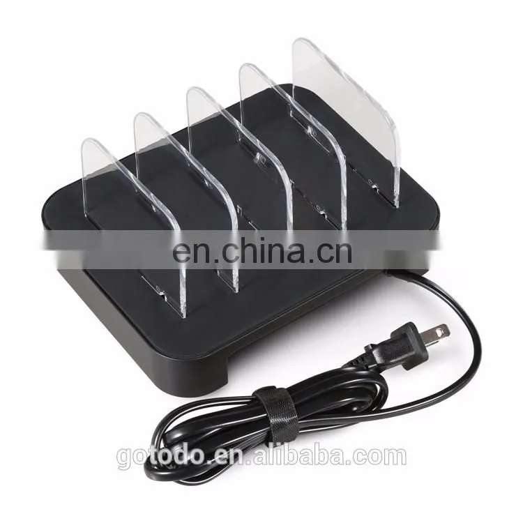 2017 portable 4 port multi usb charge box tablet cell mobile phone charging station