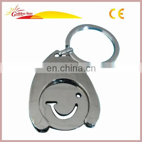 Hot Selling Plain Leather Keychain