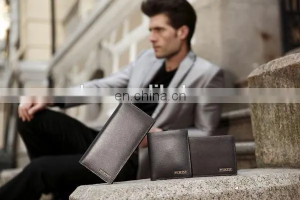 2014 NEW PROMOTIONAL DURABLE GIFT NAME MENS LUXURY LEATHER WALLET