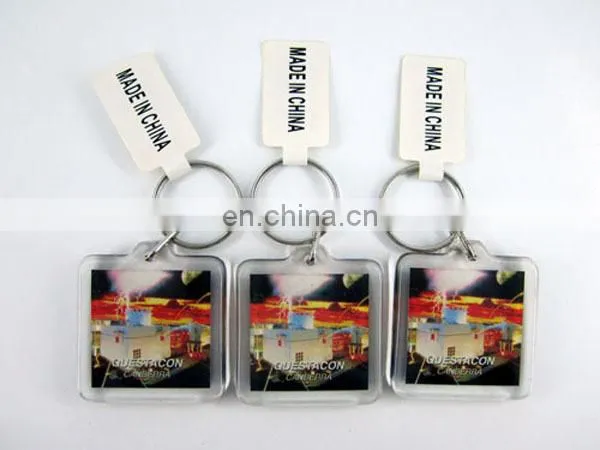 Sea turtle shape with personally design card inserted Acrylic keychain